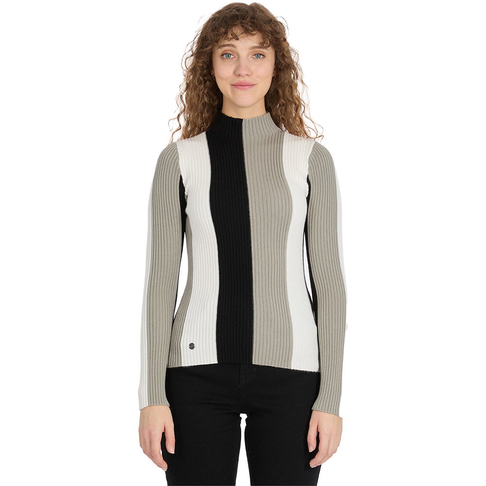 ragwear - Millena Stripes Pullover Damen dusty green
