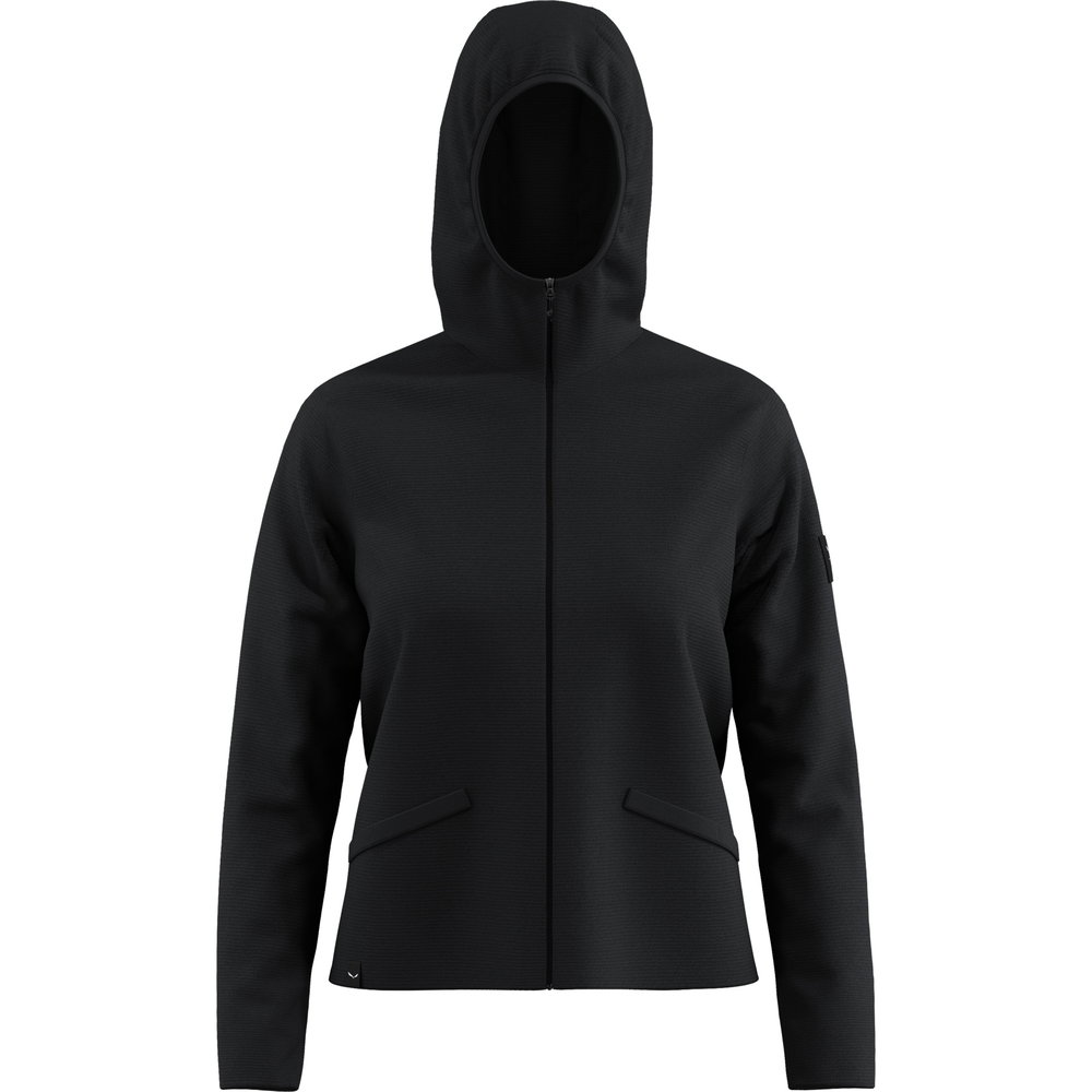 SALEWA - Fanes Sarner Wollstrickjacke Damen black out melange