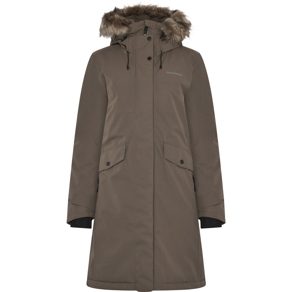 Didriksons - Erika Parka 3 Damen mocha brown