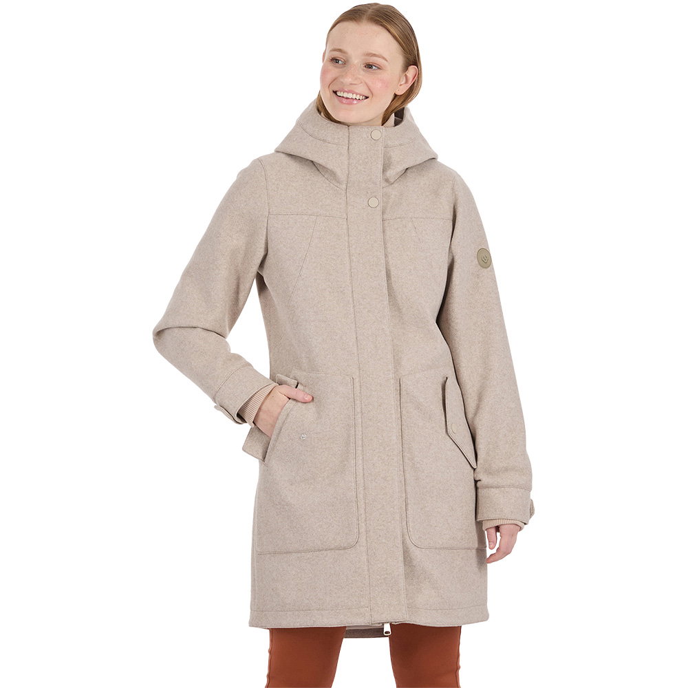 ragwear - Janesha Mantel Damen ecru