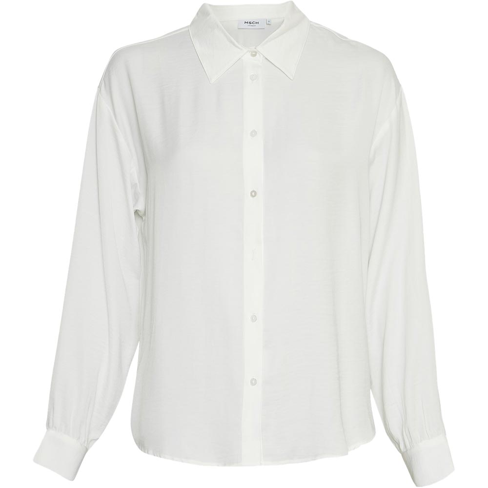 MSCH Copenhagen - Sandeline Maluca Bluse Damen cloud white