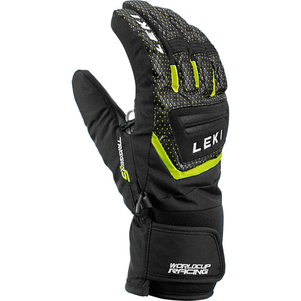 LEKI - Worldcup S Junior schwarz ice lemon