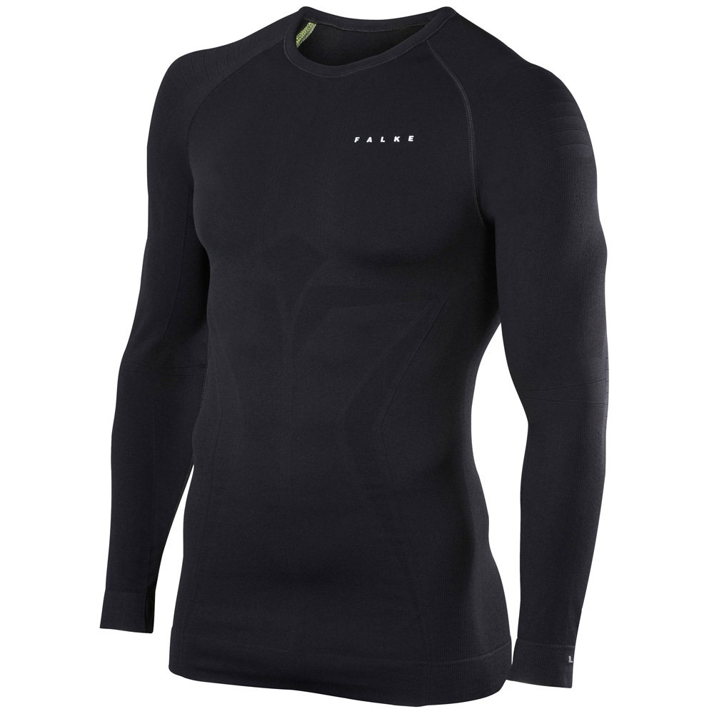 Falke - Longsleeve Tight Fit Herren schwarz