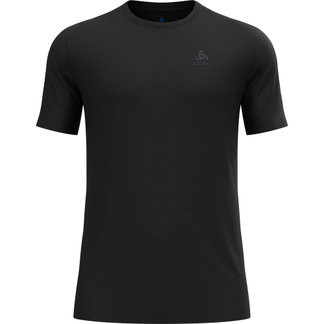Odlo Crew Maillot De Course Hommes-Noir