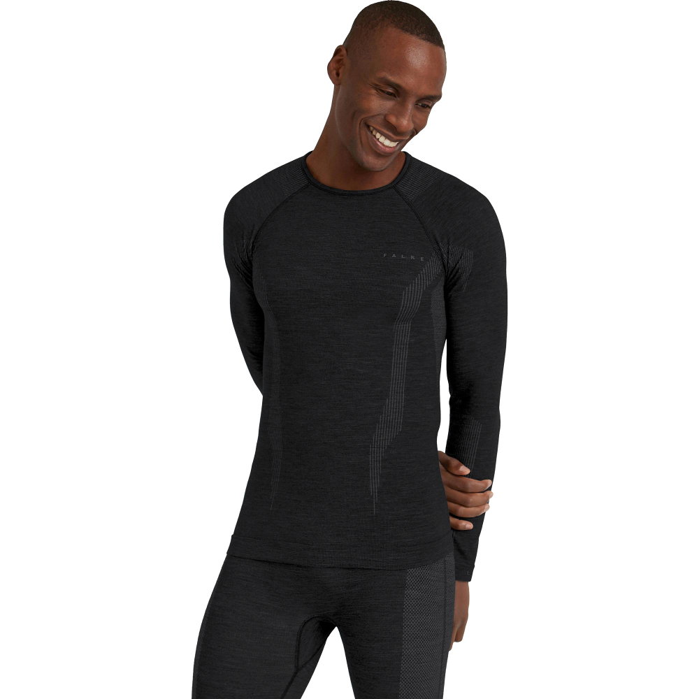 Falke - WT Longsleeve Herren schwarz