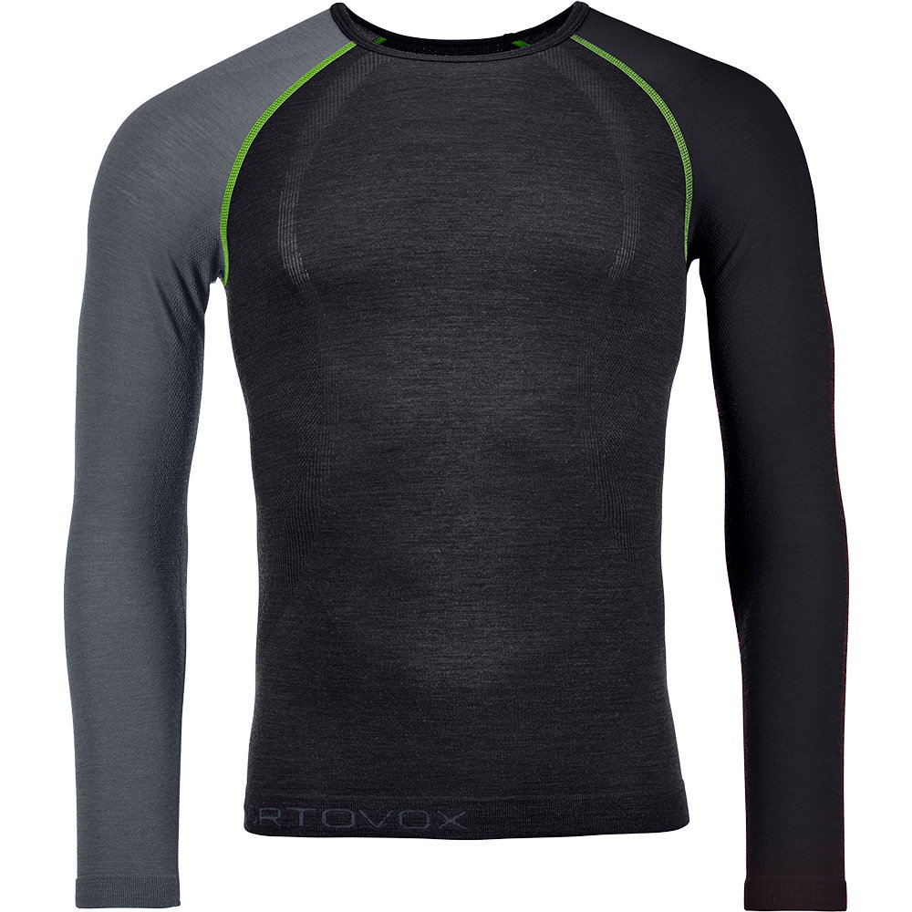 ORTOVOX - 120 Comp Light Long Sleeve Unterhemd Herren black raven