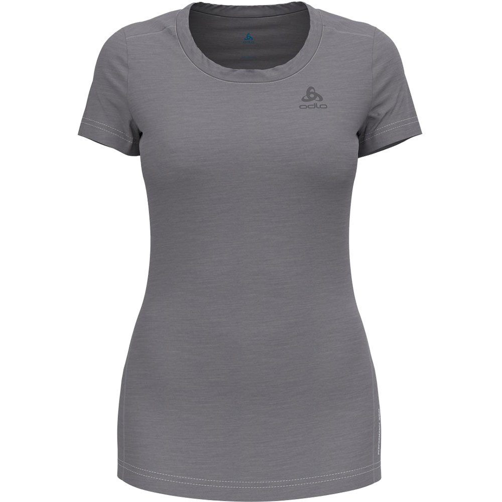 Odlo - Natural Performance Wool 130 Baselayer Top Damen grey melange