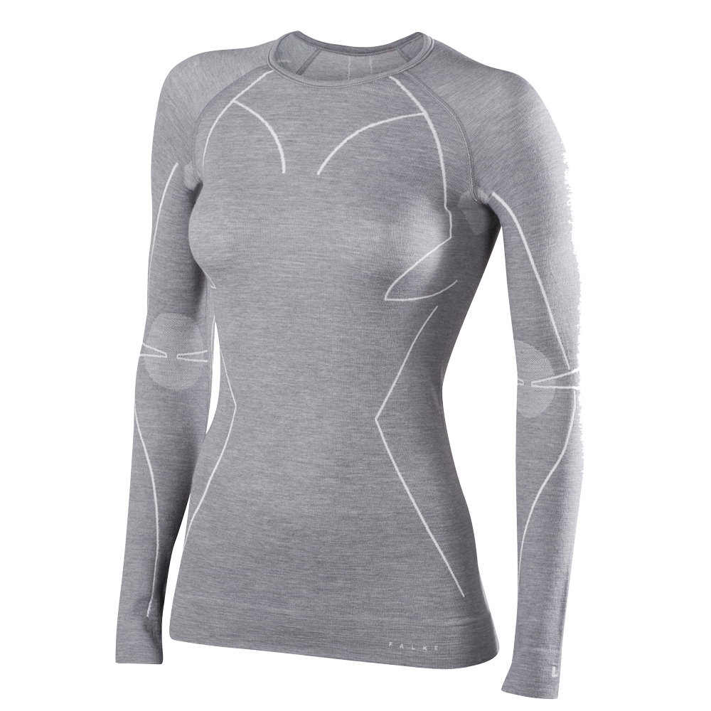 Falke - Wool-Tech Longsleeve Damen grau