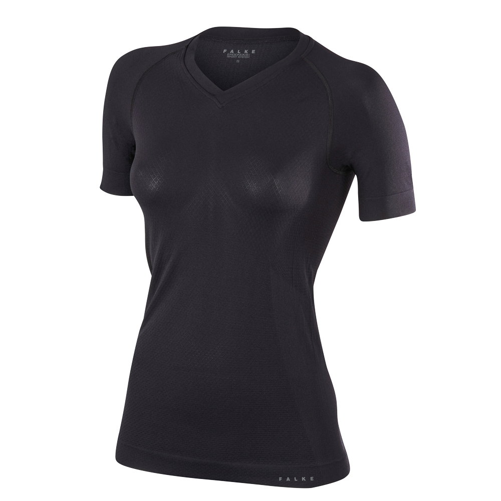 Falke - Cool Shortsleeved Shirt Damen schwarz