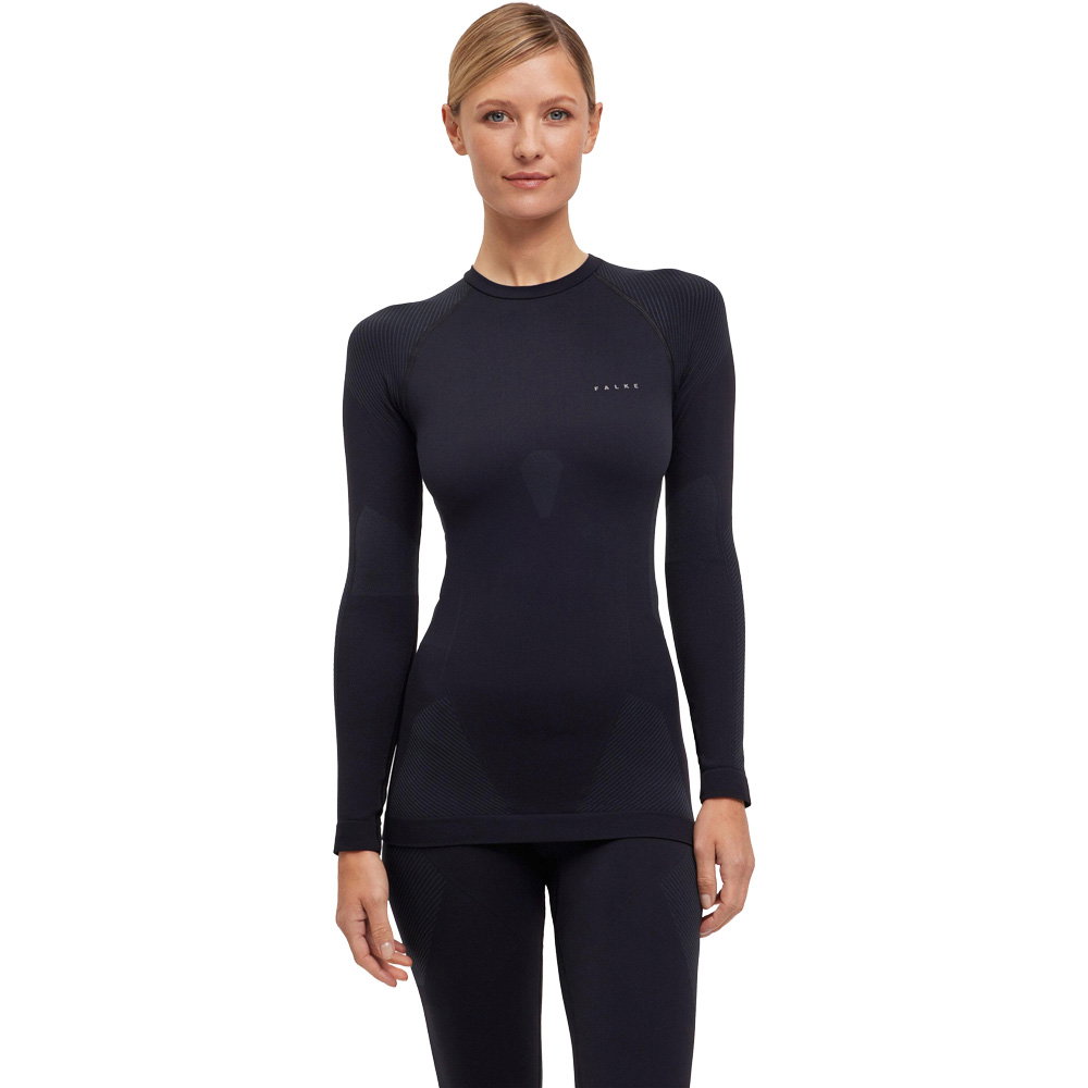 Falke - Longsleeve Damen schwarz