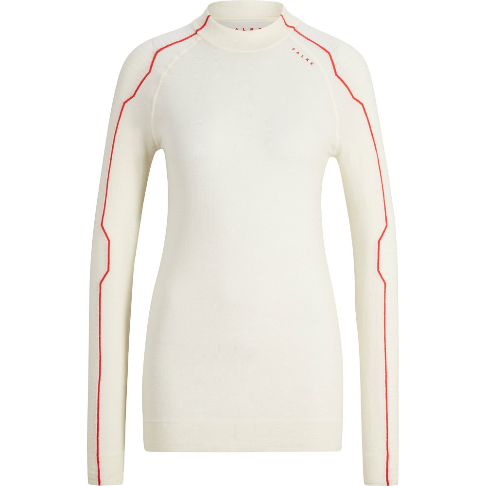 Falke - WoolTech Trend Longsleeve Damen offwhite neon red