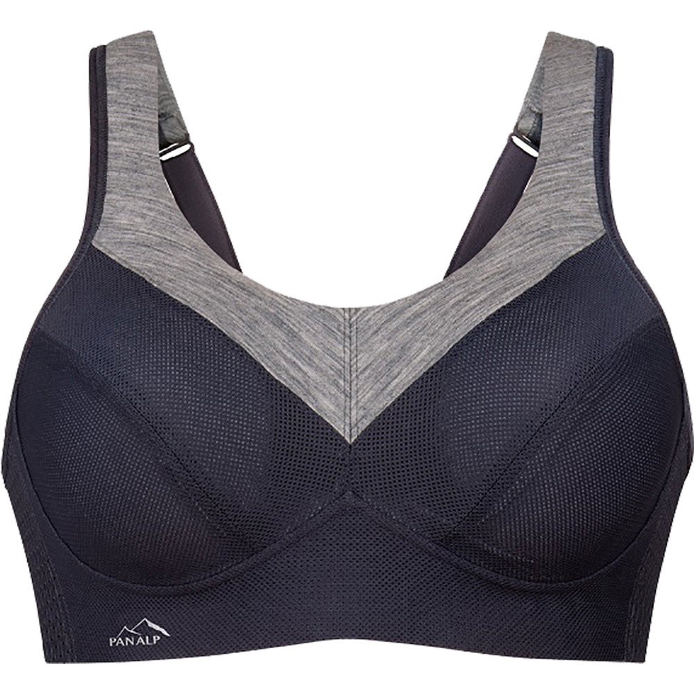 Anita - PanAlp™ Wool Sport BH Damen anthrazit melange