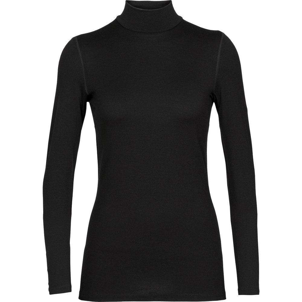 Icebreaker - 260 Tech Rollkragenpullover Damen schwarz
