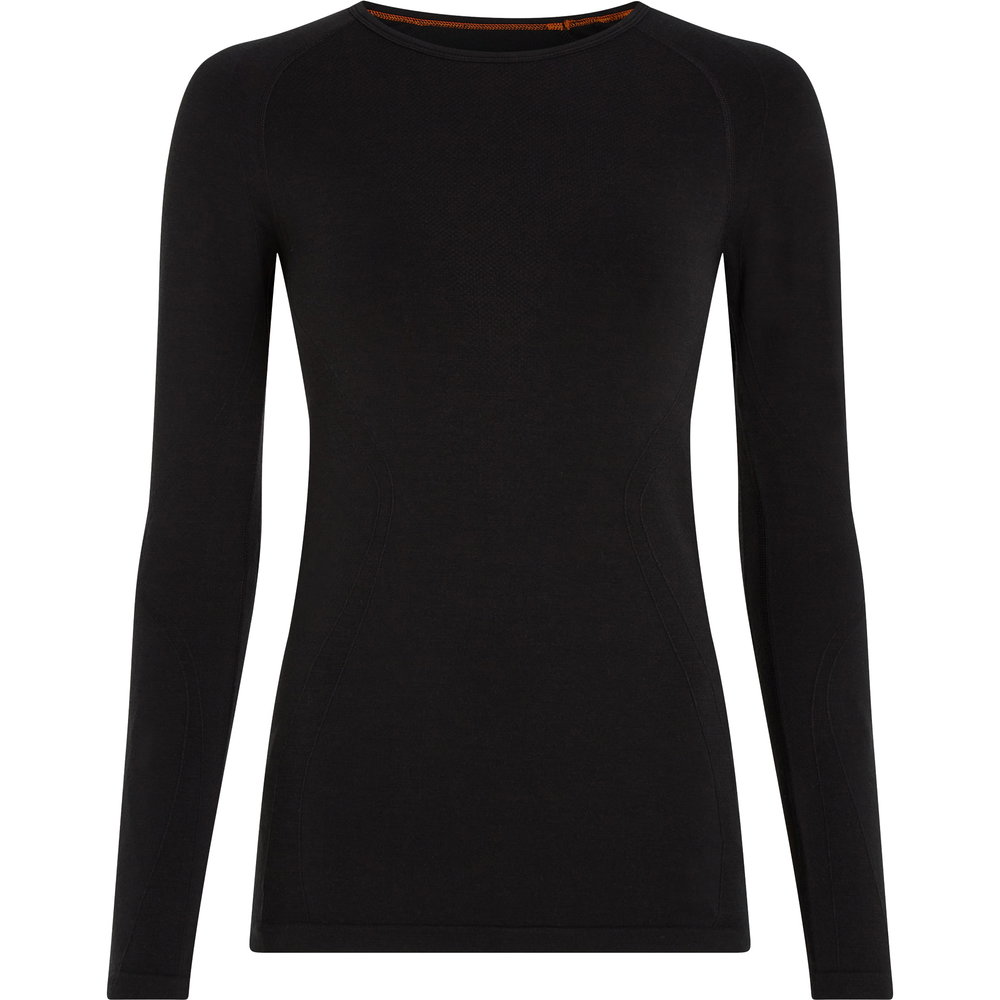 Icebreaker - Merino Blend 260 ZoneKnit™ Seamless Longsleeve Damen schwarz