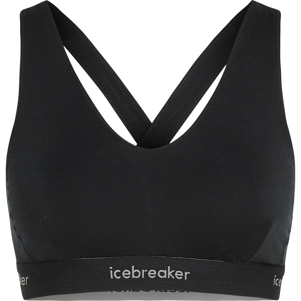 Icebreaker - Merino Blend 125 Cool-Lite™ Sprite Racerback-BH Damen schwarz