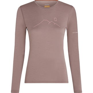 Icebreaker - Merino 200 OasisCrewe Rainer Ridge Longsleeve Women summit