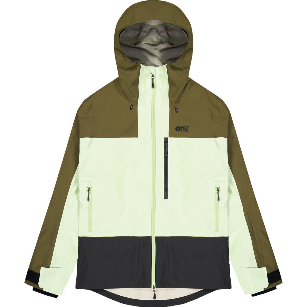 Picture - Sylva 3L Hardshelljacke Damen tender green