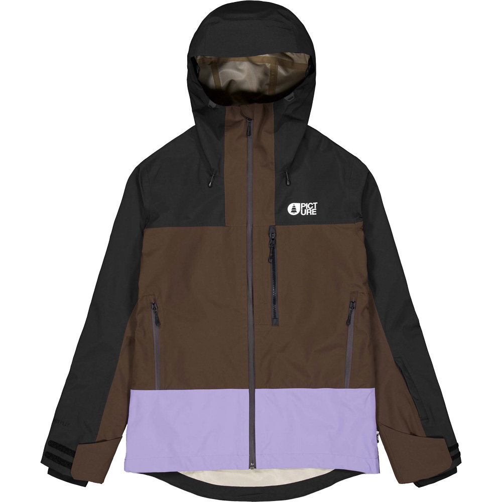 Picture - Sylva 3L Hardshelljacke Damen black chicory