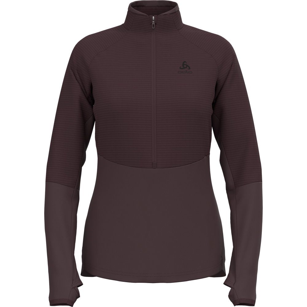 Odlo - Descent Ceramiwarm 200 Sl 1/2 Zip Midlayer Damen fudge