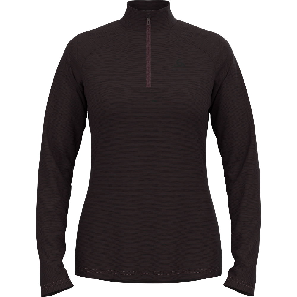 Odlo - Essentials Ceramiwarm 200 1/2 Zip Midlayer Damen fudge melange