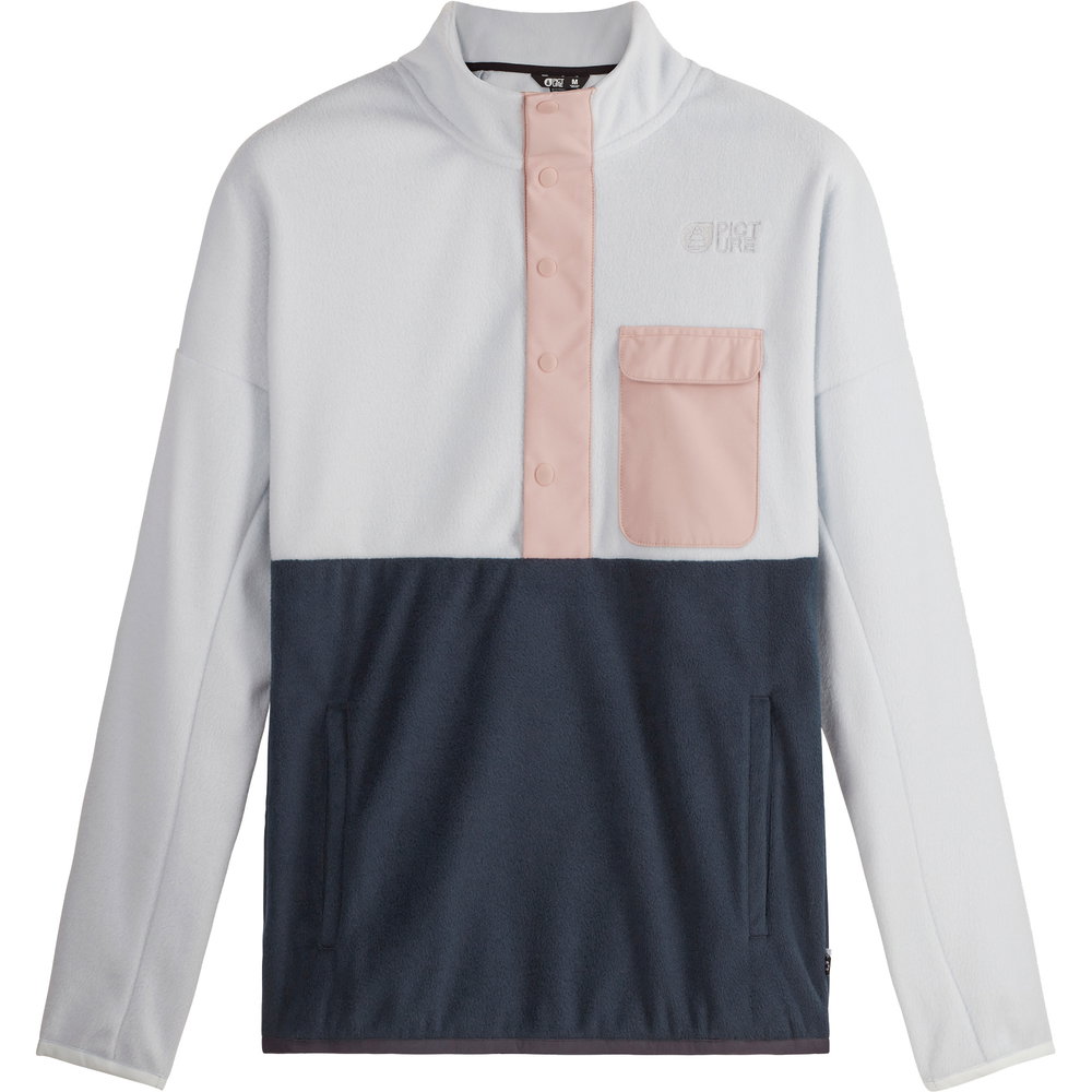 Picture - Arcca 1/4 Fleece Pullover Damen ice melt