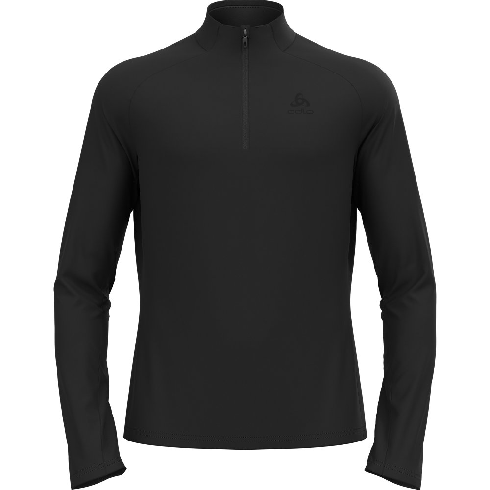 Odlo - Essential Light 1/2 Zip Midlayer Herren schwarz