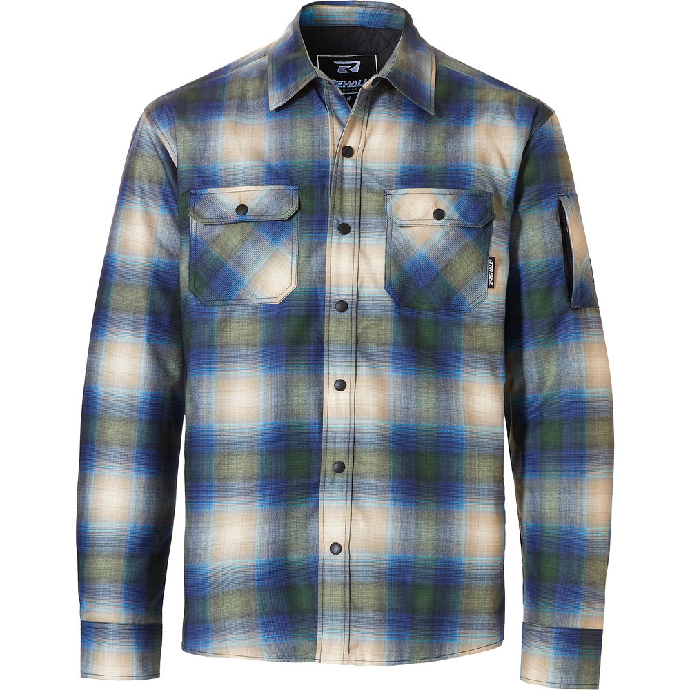 Rehall - Ziggy-R Flanell-Hemd Herren checks bluestone