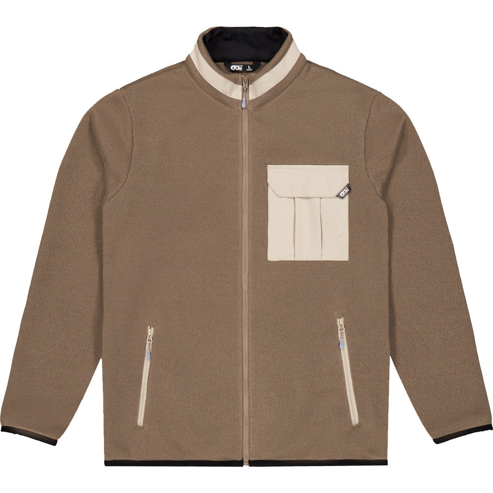 Picture - Dauwy Fleecejacke Herren shitake