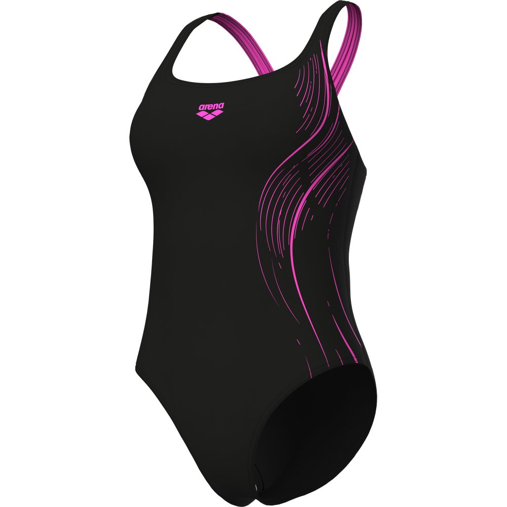 Arena - Scratch Control Pro Back Bustier Badeanzug Damen schwarz
