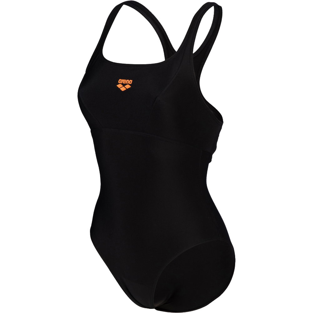 Arena - Solid Control Pro Back Badeanzug Damen schwarz