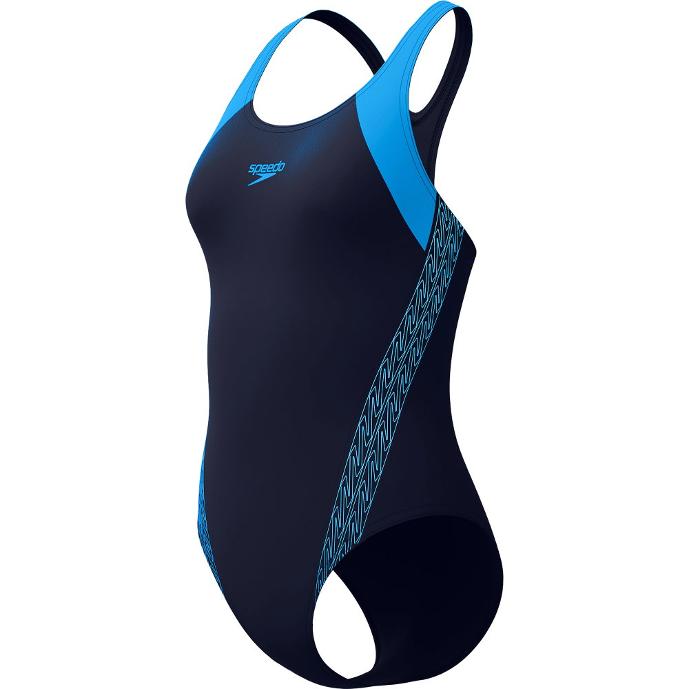 Speedo - HyperBoom Splice Laneback Badeanzug Damen lagoon blue