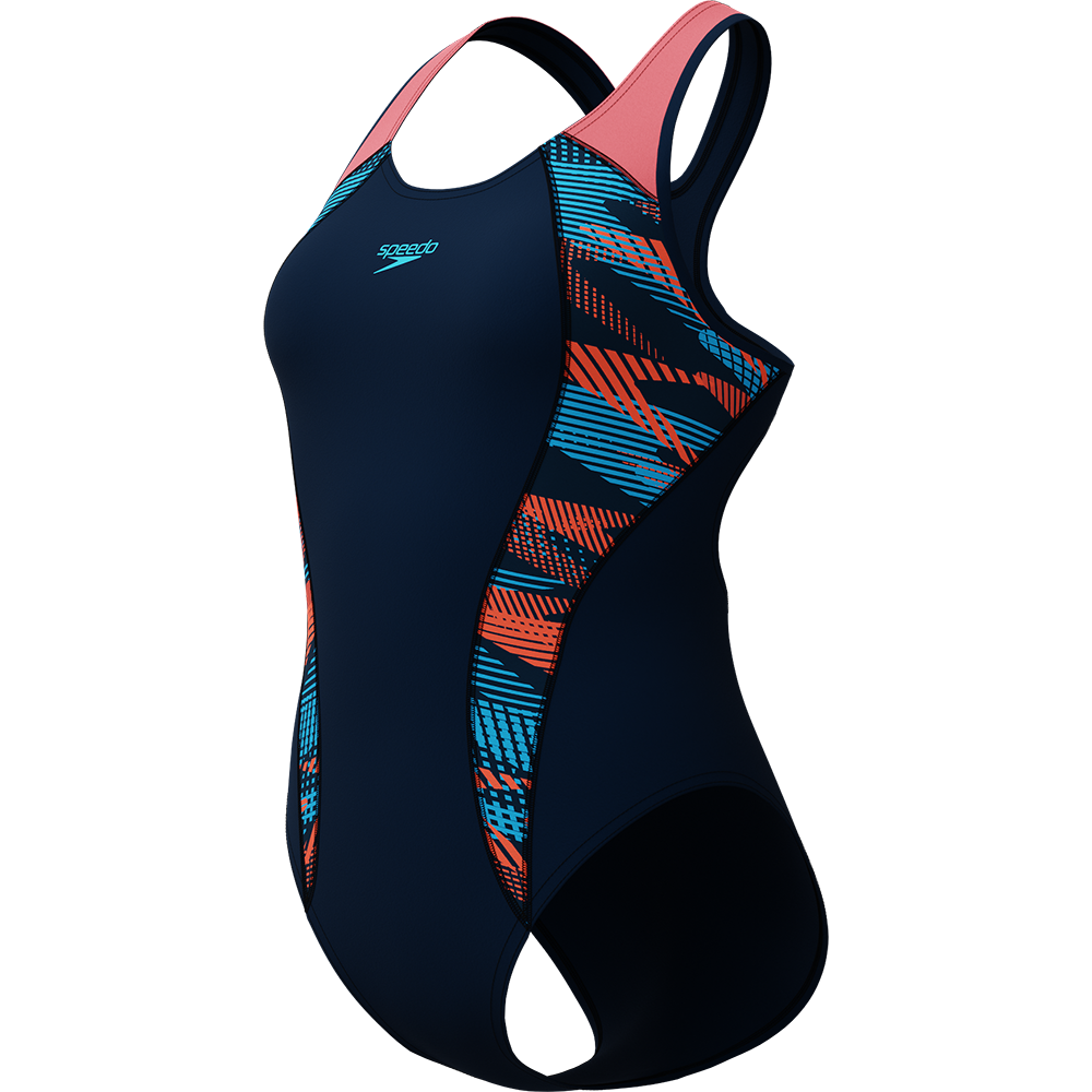 Speedo - Placement Laneback Badeanzug Damen zoom boom placement