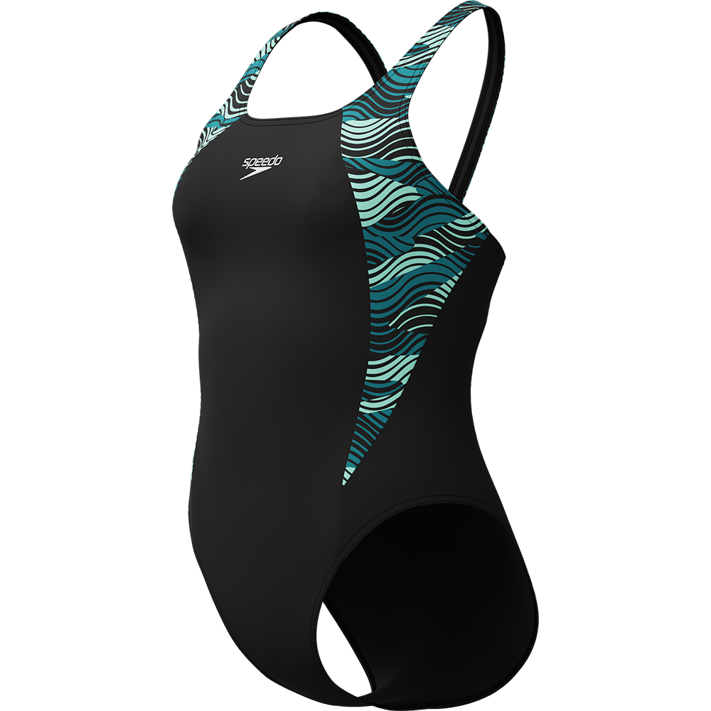 Speedo - HyperBoom Splice Muscleback Badeanzug Damen dark teal