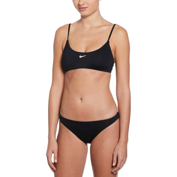 Nike - Bralette Bikini Damen schwarz