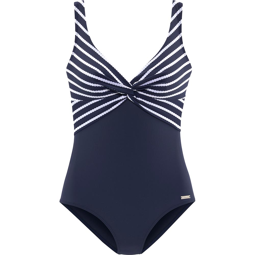 Lascana - Badeanzug Damen navy