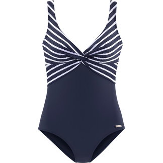 Lascana - Badeanzug Damen navy
