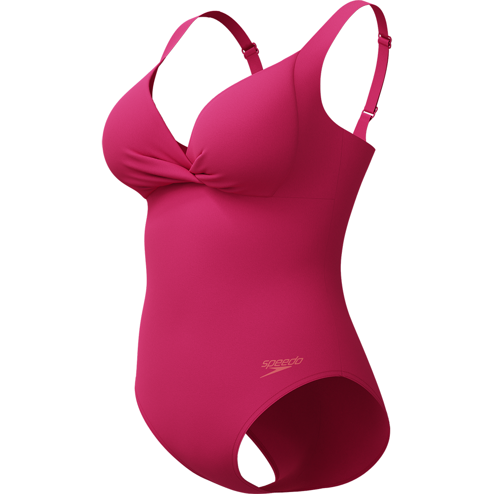 Speedo - Shaping Cross Knot Badeanzug Damen raspberry fill