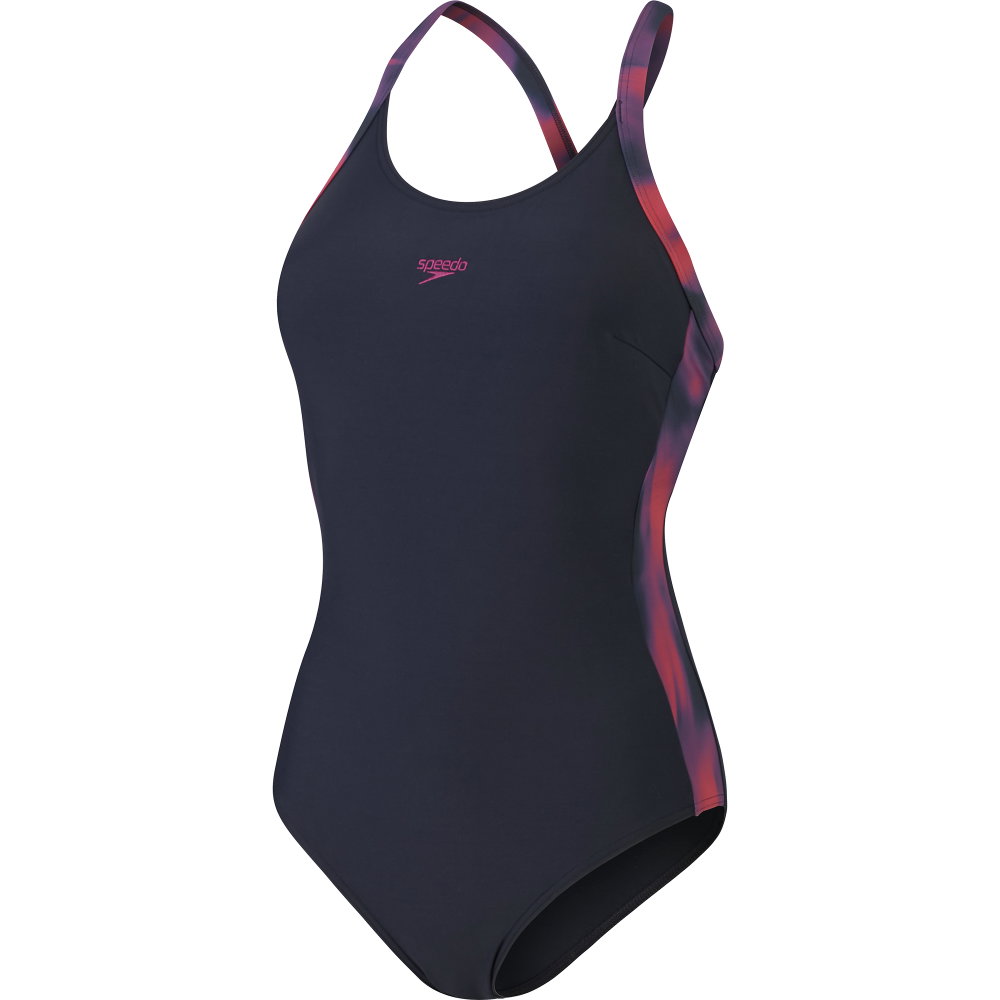 Speedo - Entwine Printed Badeanzug Damen true navy
