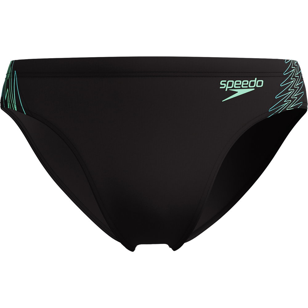Speedo - HyperBoom Splice Brief Badehose Herren schwarz