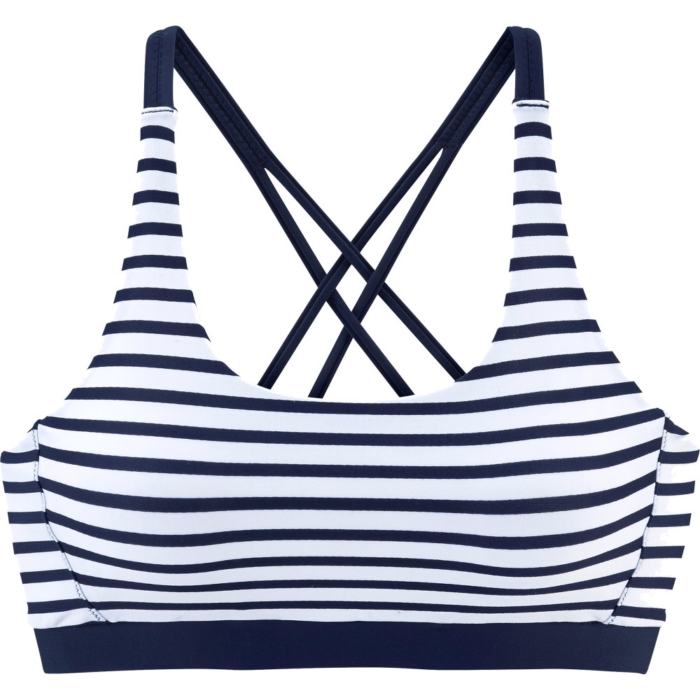 Lascana - Bustier-Top Damen white navy stripes