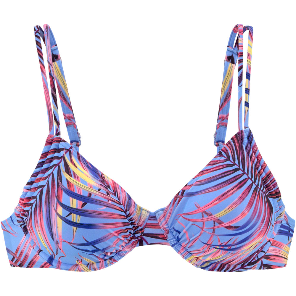 Lascana - Bügel Bikini-Top C Damen skyblue prin