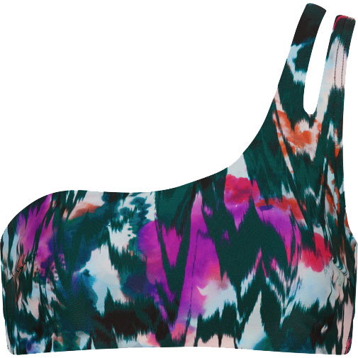 Cyell - Bügel Bikini Top Damen ikat teal