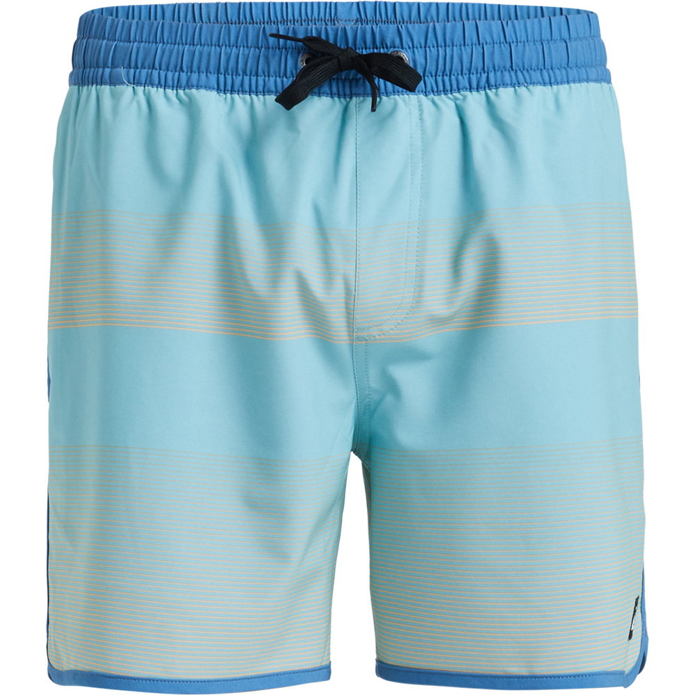 Quiksilver - Surfsilk Scallop Volley Badeshorts Herren acuifer tijuana
