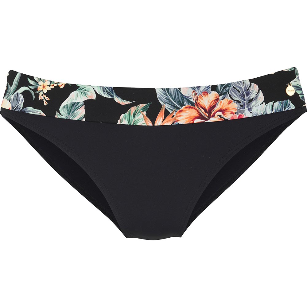 Lascana - Bikinihose Damen black print
