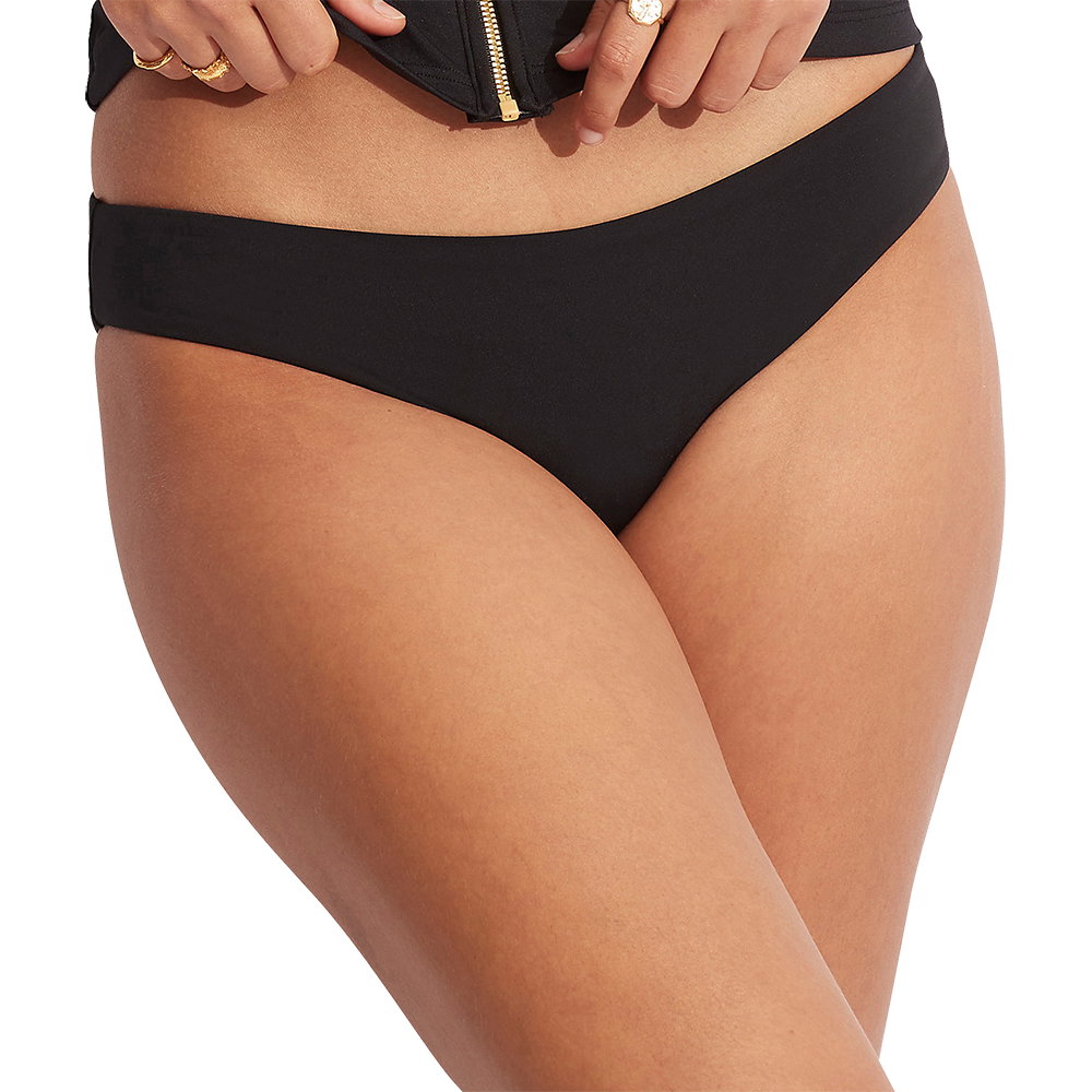 Seafolly - Seafolly Collective Hipster Bikini Hose Damen schwarz