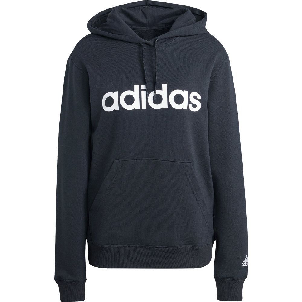 adidas - Essentials Linear Hoodie Damen schwarz