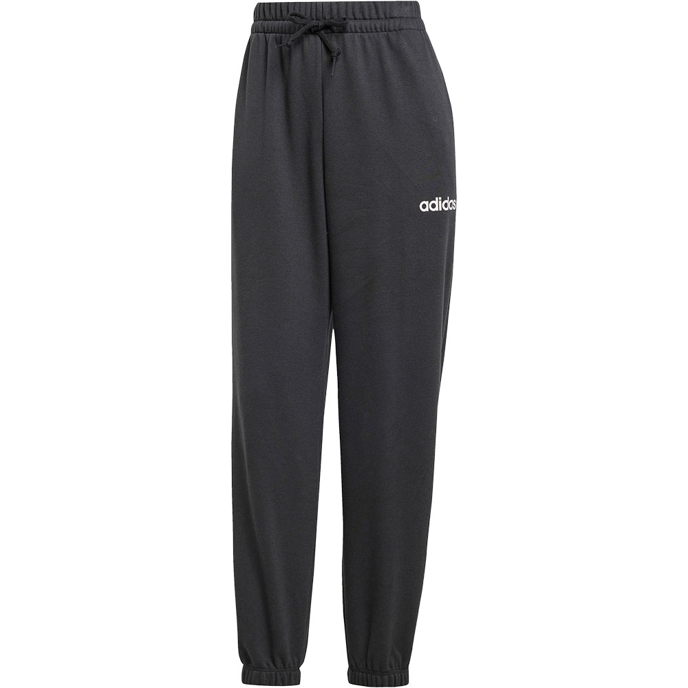 adidas - Essentials Linear French Terry Cuffed Hose Damen schwarz