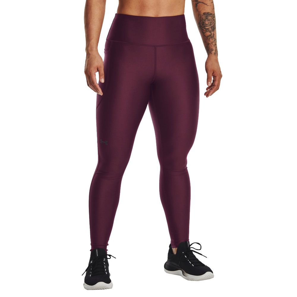 Under Armour - HeatGear® Armour Hi Rise Tights Damen dark maroon