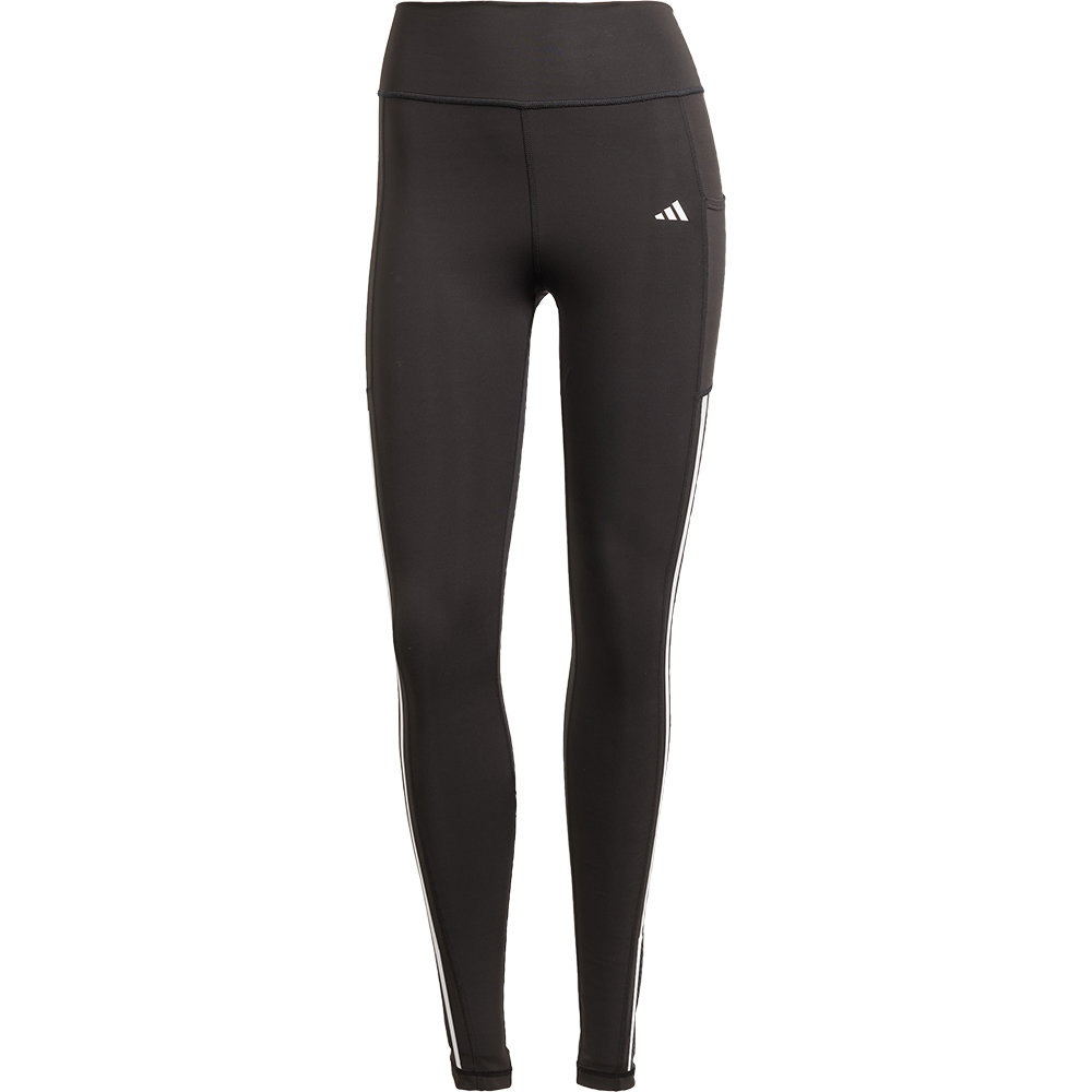 adidas - Optime 3-Streifen Full-Length Leggings Damen schwarz
