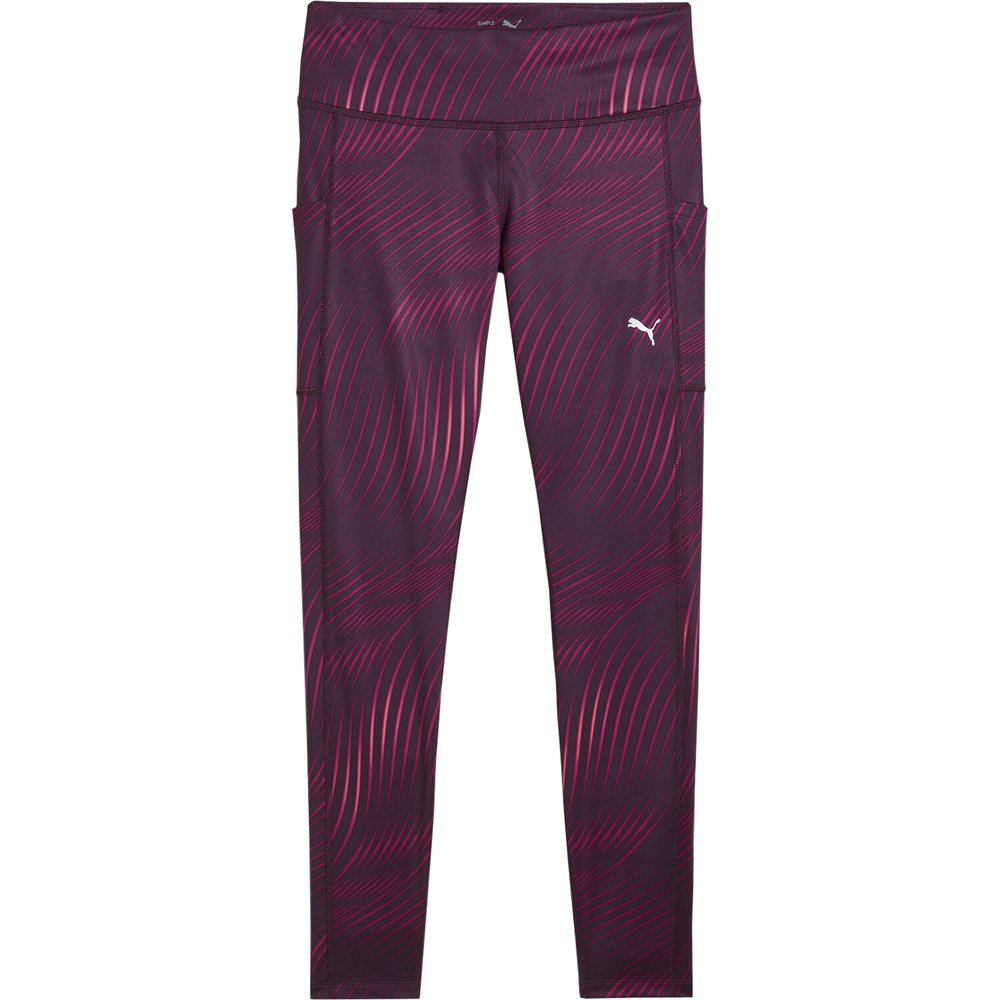 Puma - Run Favorites Velovity Fleece AOP Tights Damen midnight plum